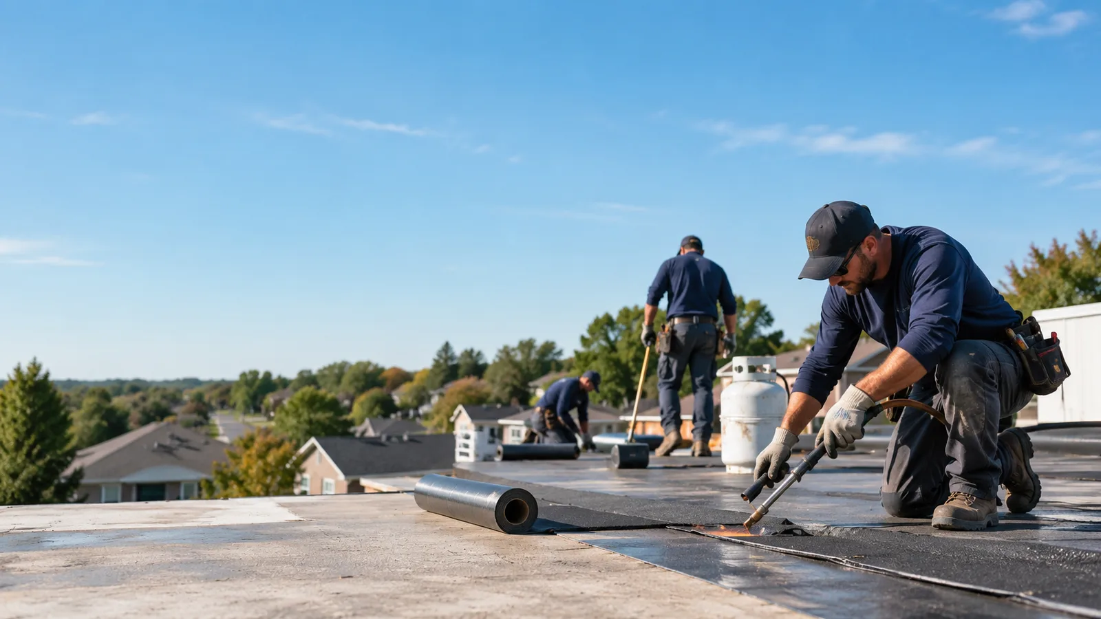 Flat Roof Leak Repair providers in South Range, WI